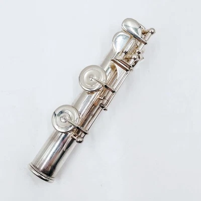 SANKYO フルート Prima Etude 925 シルバー 管楽器 SANKYO PRIMA ETUDE PA 925 Silver Flute Head Joint with Case Used