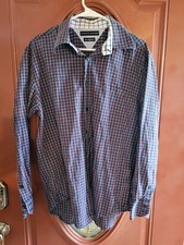 Men's Tommy Hilfiger 80s 2 Ply Fabric Button Up Shirt