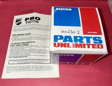 Parts Unlimited Rotax (+020) piston kit 09-7582 new