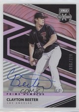 2020 Elite Extra Edition Prime Numbers A Signatures Clayton Beeter Auto 0i5i
