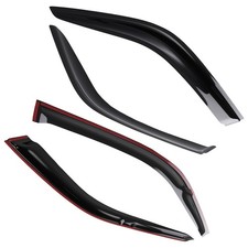 Rain Guards Visor Deflectors For Honda Civic Sedan 1992-1995 1.8mm Black Rain Guards Visor Deflectors For Honda Civic Sedan 1992-1995 1.8mm Black