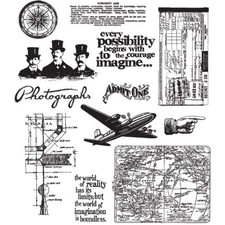 Stampers Anonymous Tim Holtz Cling Mounted Rubber Stamp Set Warehouse District