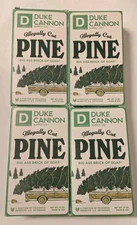 (Pack of 4) Duke Cannon Bar Soap Illegally Cut Pine 10oz Each USA Made