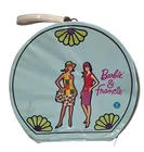 Mattel Vintage 1965 Barbie & Francie Round Carry Case Purse For Dolls 5020 READ