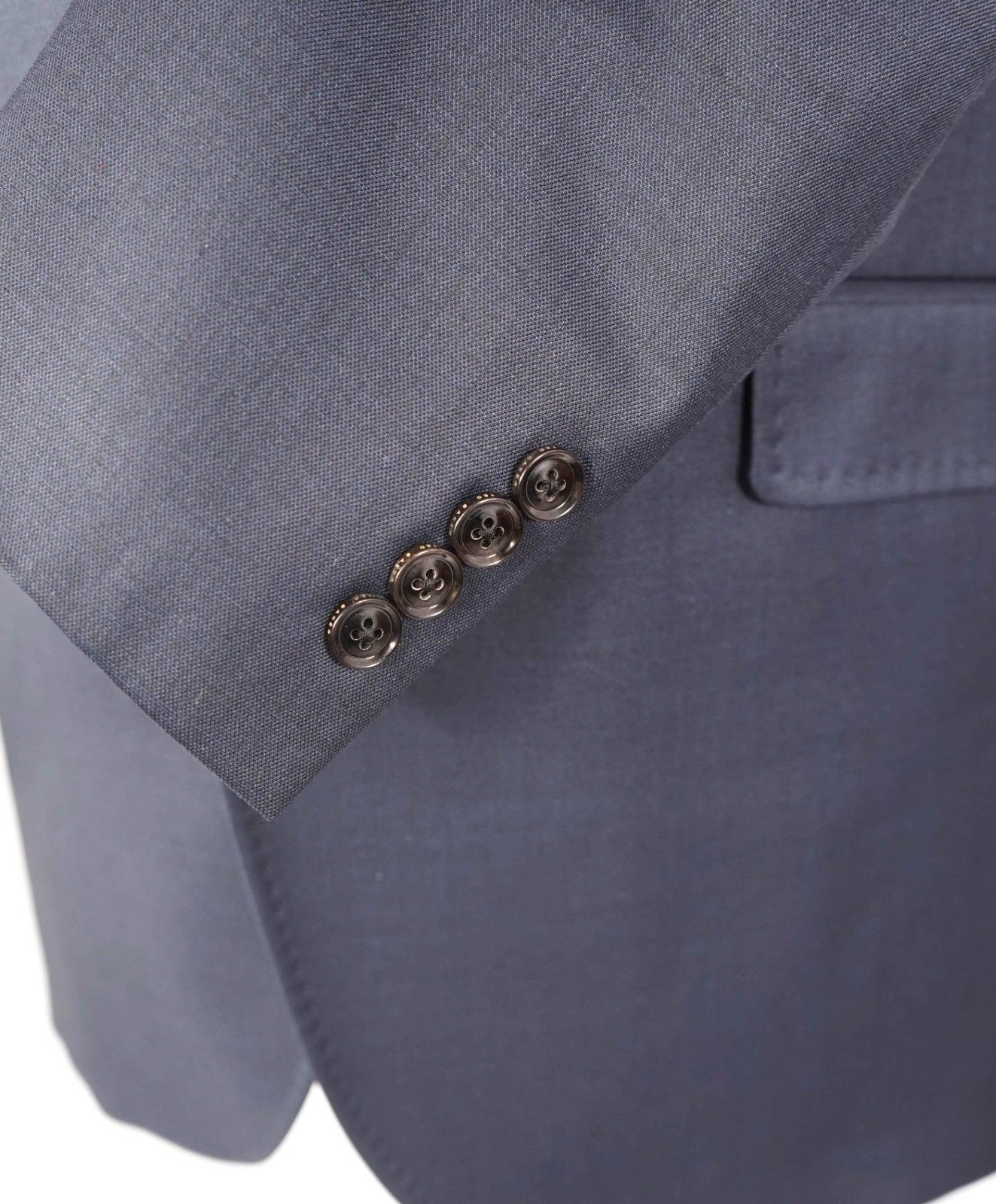 $595 TED BAKER - Solid Navy Blue Wool Blazer - 44R - image 3