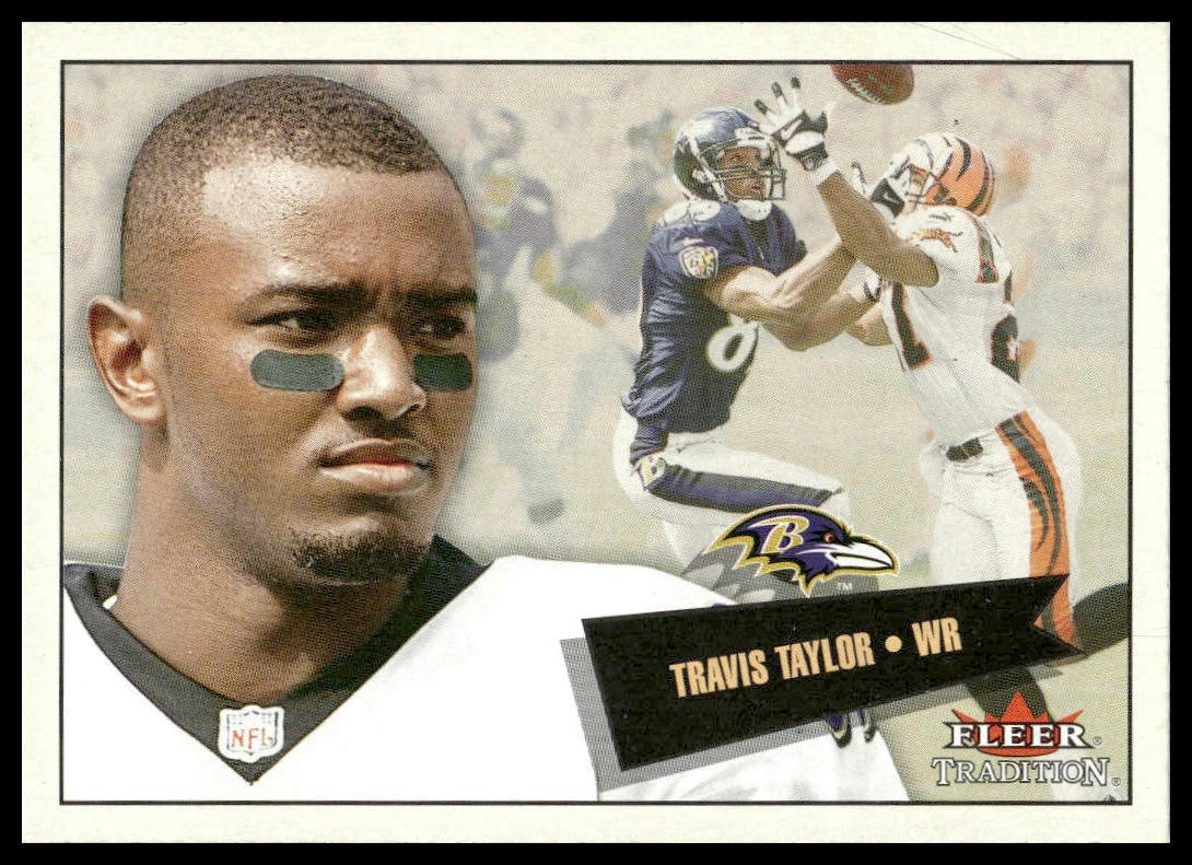 2001 Fleer Tradition #258 Travis Taylor Baltimore Ravens NM+