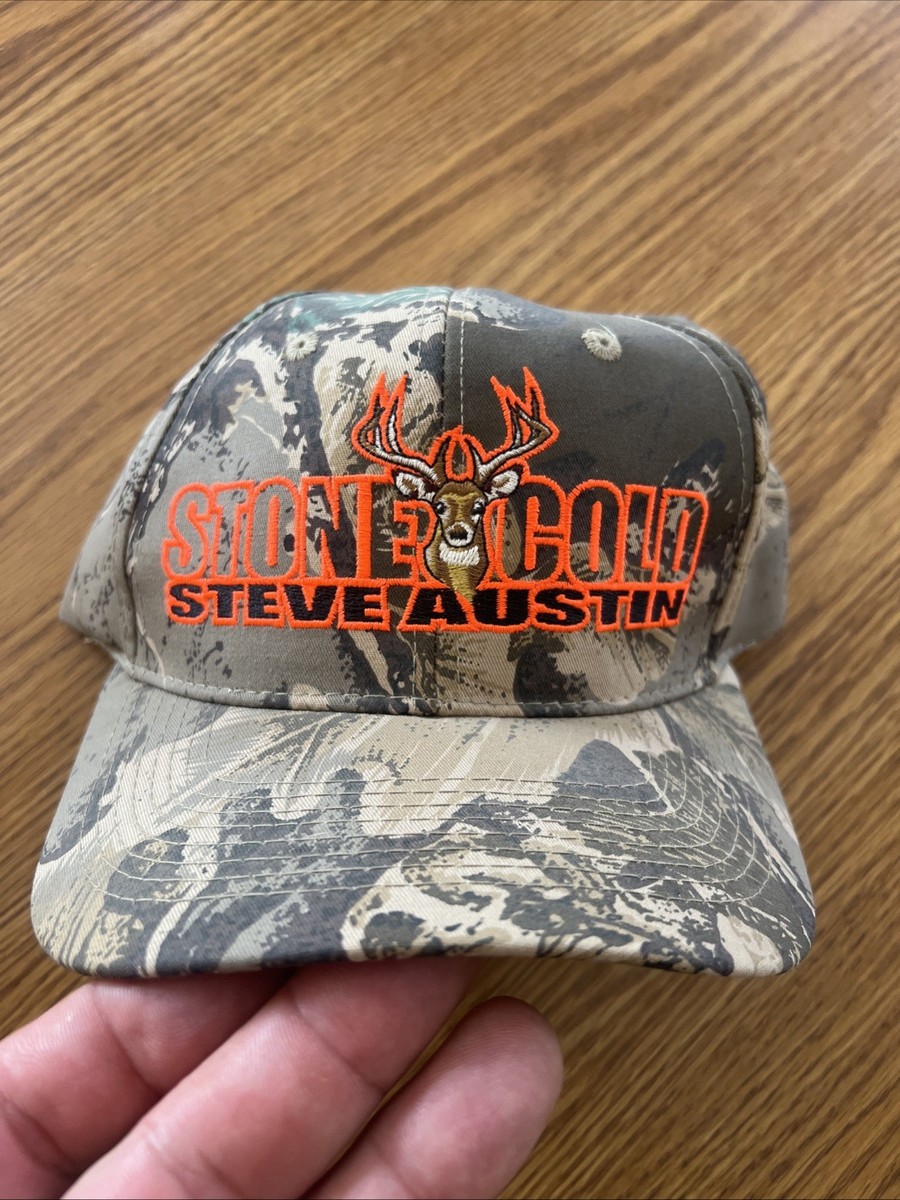 VINTAGE 1998 WWF TITAN SPORTS STONE COLD STEVE AUSTIN CAMO HAT | eBay