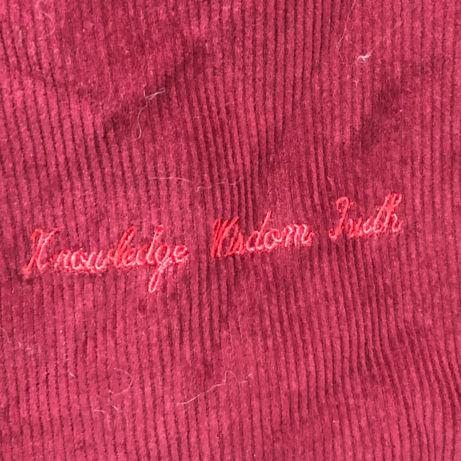 NEW Robert Graham Jacket Large Adult Red Burgundy Corduroy Quilted Lined Mens L image 8