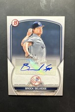 2023 Bowman Prospect Autographs Brock Selvidge #PPA-BS