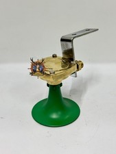 Vintage Schweden Maritime Signalpfeife Kockum Tyfon Grün Faser Messing Lufthorn