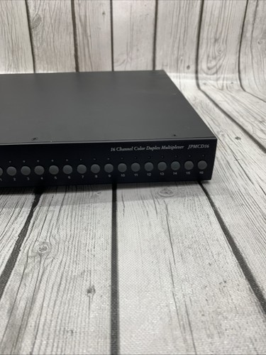 JAVELIN JPMCD16X Stand Alone 16-Channel Colour Duplex Multiplexer - Picture 4 of 15
