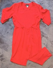 Vintage Studio I Red 80’s Jumpsuit Size 12 Made in USA
