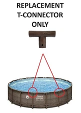 Coleman Replacement Power Steel 18ftX48in Metal TConnector for Power Steel Delux