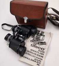 Tasco ZIP 323Z Wide Angle 8 X 40 472ft  1000yds Binoculars Vintage