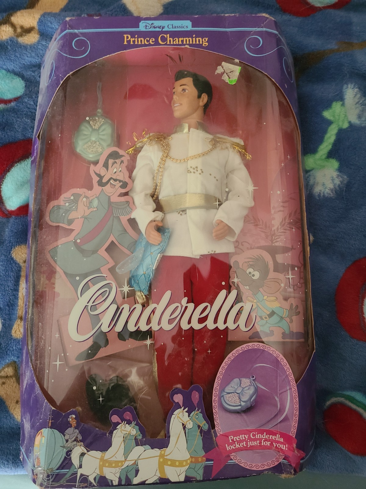1991 Prince Charming Cinderella Disney Classics Doll Vintage Mattel NIB New