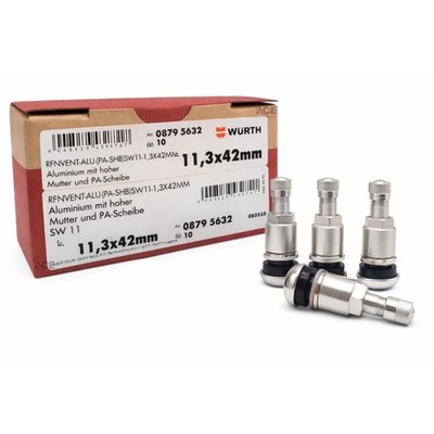 4 x Würth  Leichtmetall Reifenventile 42 mm für Alufelgen Erstausrüsterqualität