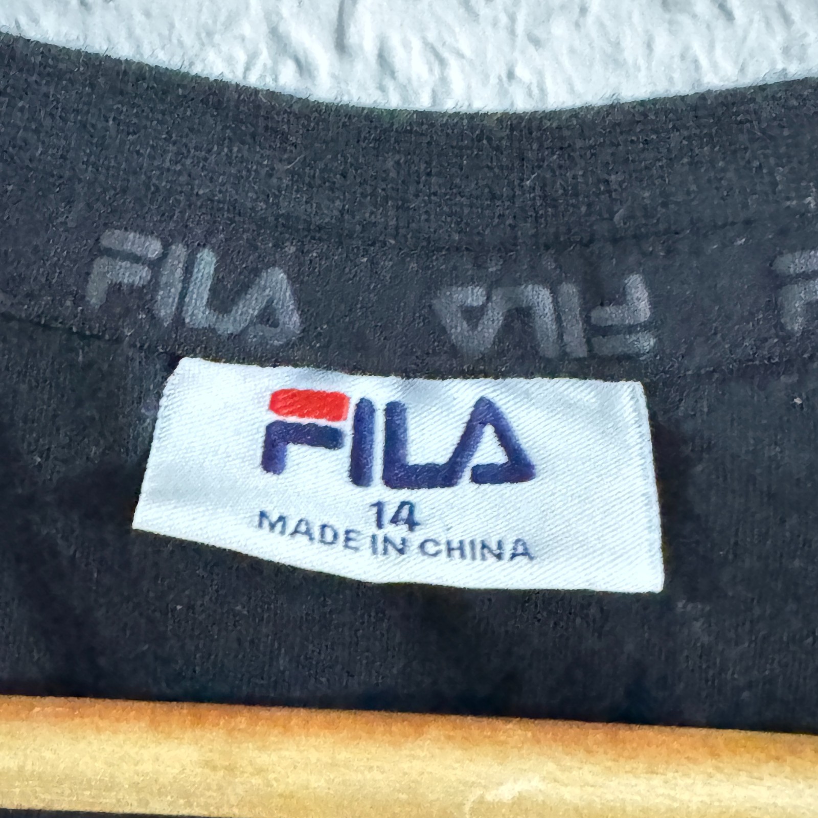 Fila Essential Core Logo T-Shirt - Black (Junior/Teen Size 14) image 10