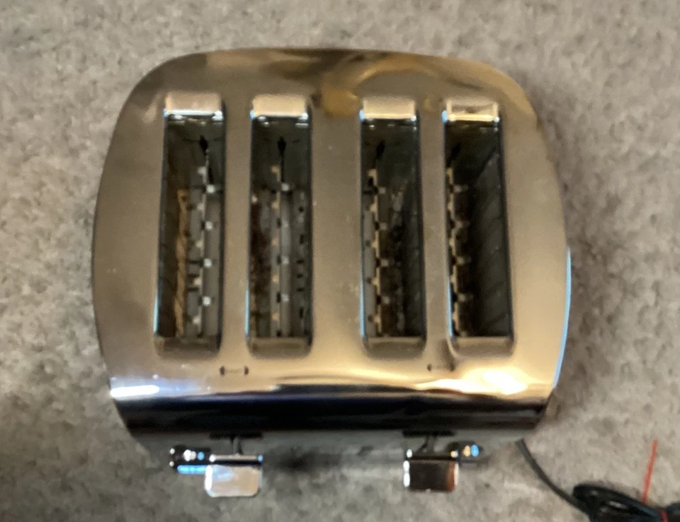 Krups KH734D50 1500W Wide-Slot Toaster Bread Bagels - Silver - Image 3 of 4