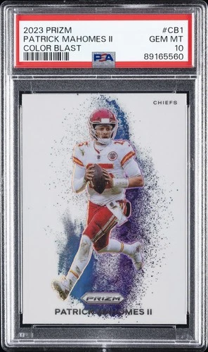 2023 PANINI PRIZM COLOR BLAST #CB1 PATRICK MAHOMES II PSA 10