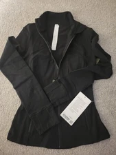 Lululemon Define Jacket LUON Size 4 Color Black