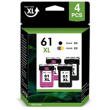 61 XL Black / Color Ink Cartridge For HP ENVY 4500 4501 4502 4504 5530 5531 5534
