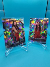 2025 Panini Prizm WNBA - Rookie Variation Georgia Amoore #140 Ice Prizm (RC)