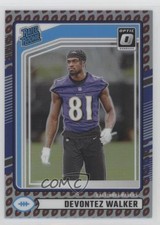 2024 Donruss Rated Rookie Optic Preview Football Emoji Prizm Devontez Walker n0c
