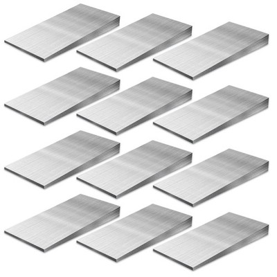 MUXHEL 12 Pcs Steel Flange Wedge, 4'' x 2'' Triangle Metal Wedges Shims for lat...