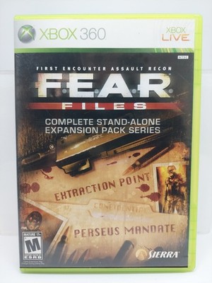 Fear Files (Microsoft Xbox 360, 2007) NO MANUAL