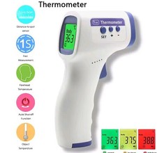 Digital IR Thermometer Forehead Ear Non-contact Infrared Body Temperature Gun