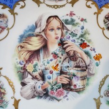 Franklin Mint The Faries 1983 Fairy Tale Fables Edition Jegou Art Plate France