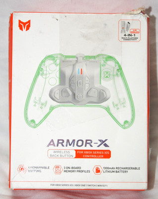 armor-x bigbig won wireless back button for xbox series x & s controller white