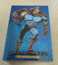 2024 Skybox Marvel Masterpieces '92 Platinum BLUE TRAXX #89 SLEEPWALKER