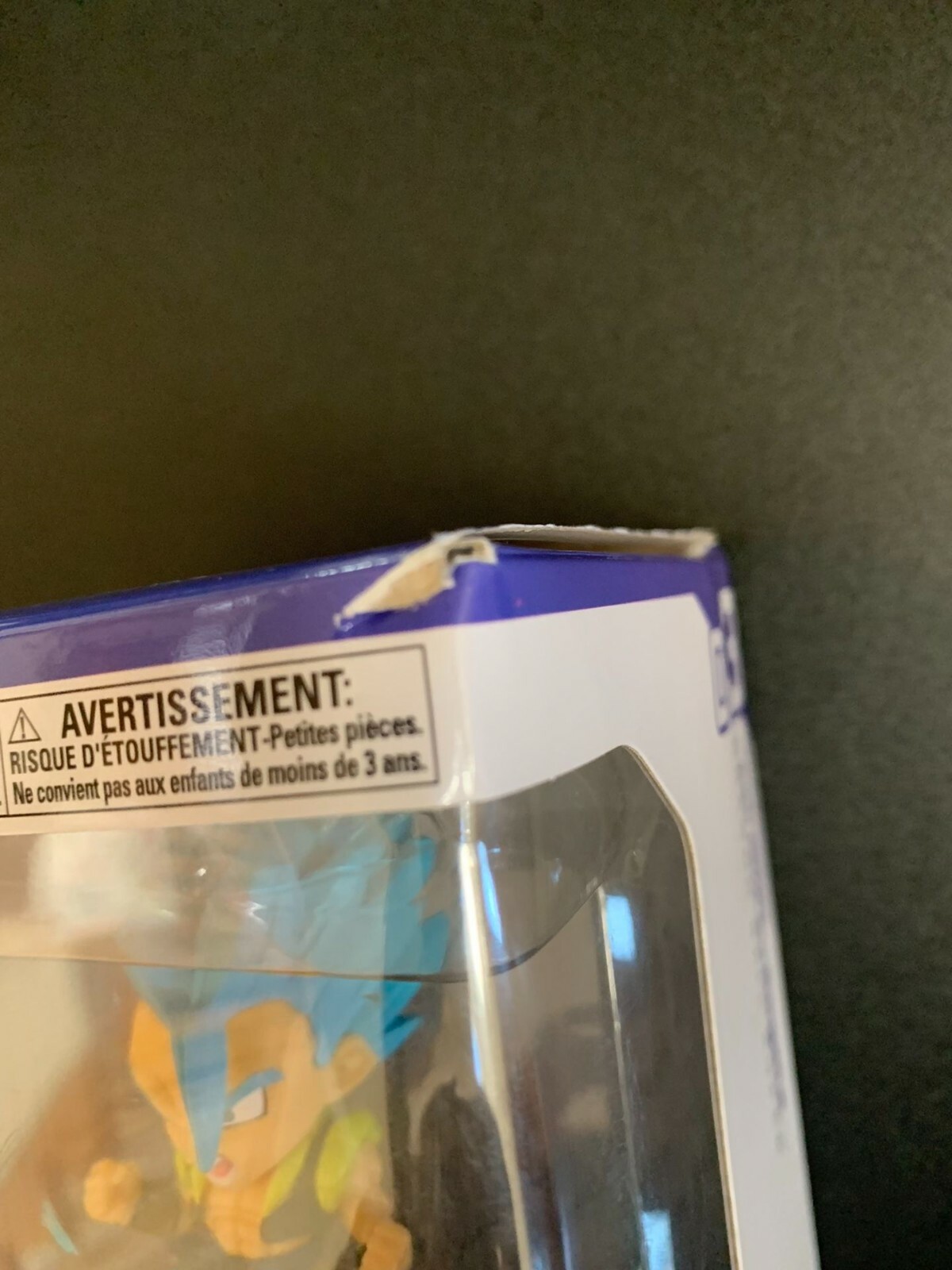*BOX DAMAGED* Chibi Masters Dragon Ball: Super Saiyan Blue Gogeta
