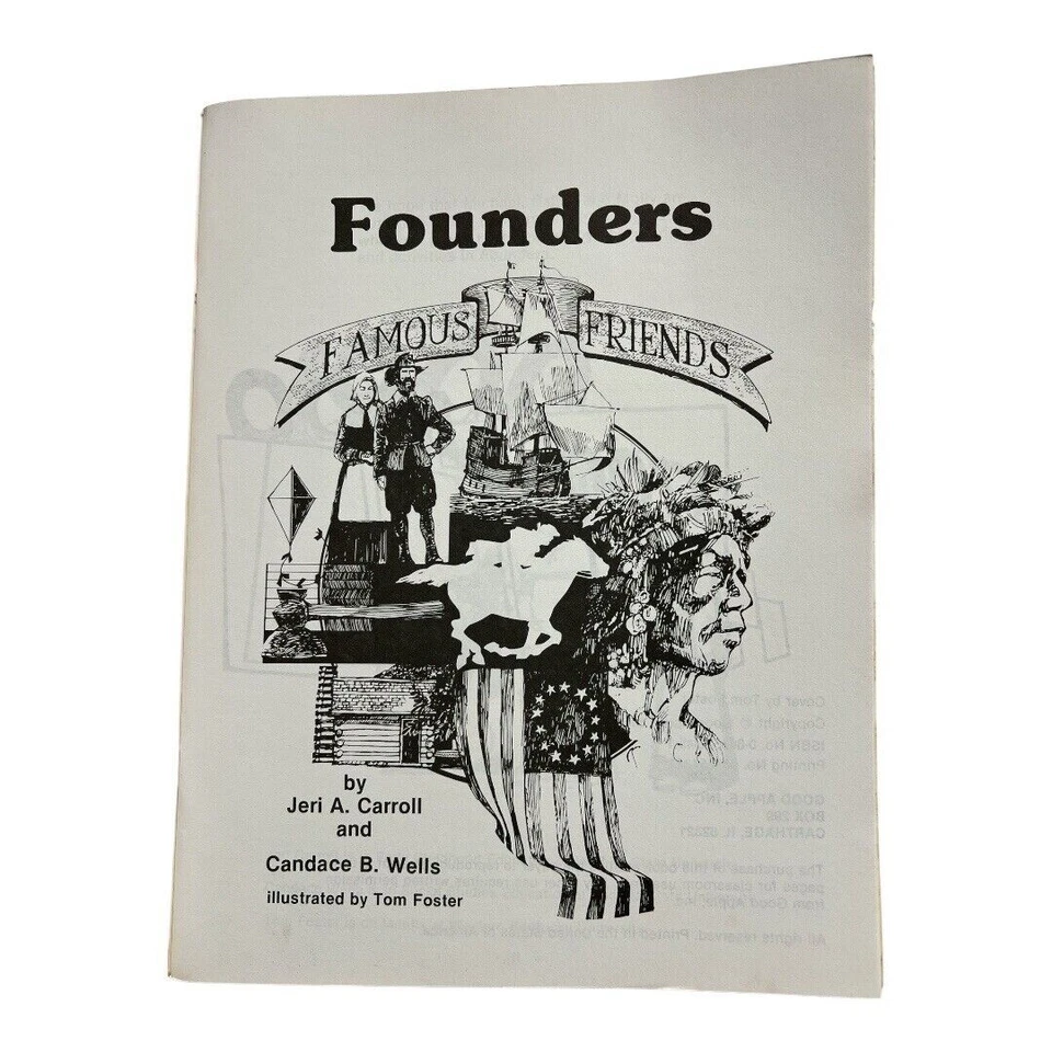 Famous Friends: Founders~Good Apple Social Studies Activity Book~PreK-2 ~ Q3 03 - Image 2 of 4