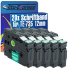 20x taśma do pisania do Brother TZe-735 P-Touch 1000 1000 BTS 1000 F 1005 BTS 1005 F