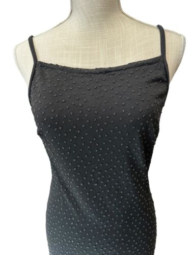 Gunne Sax Dress Jessica McClintock Beaded Stretch Backless Black RN49422 USA 3/4 - Picture 3 of 14