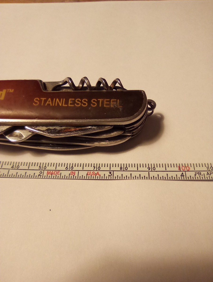 SHEFFIELD STAINLESS STEEL LOGO KNIFE GREAT FOR ANY VINTAGE
