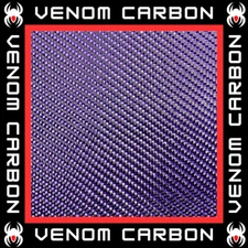 50" Purple Carbon Fiber Color Hybrid Cloth (3k, 5.7oz, 50" x 36")