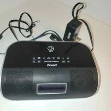 iSound Dreamtime Pro Bluetooth Radio Alarm Clock Take Phone Calls No Remote