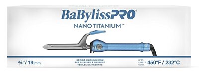 BaBylissPRO Nano Titanium ¾'' Spring Curling Iron | BNT75S