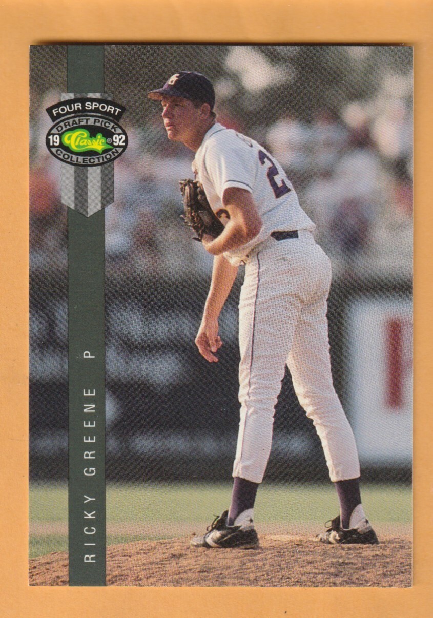 Ricky Greene LSU Tigers 1992 Classic Four Sport #237 Coral Gables Florida