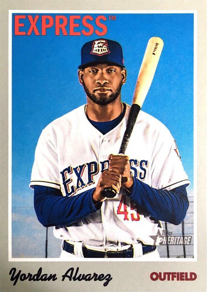 2019 TOPPS HERITAGE MINORS #59 - YORDAN ALVAREZ