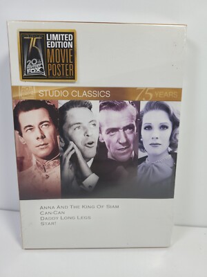 Anna And The King Siam/Can-Can/Daddy Long Legs/Star! (DVD, 4-Disc) NEW, SEALED 