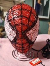 Marvel Spiderman Kid's Bedroom Table Popcorn Lamp Night Light Spider Man Head