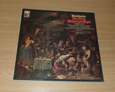 EDDA MOSER, original signed Vinyl/LP *Mendelsohn* + LP (L2M) --- SALE