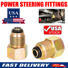 For Gm 605 Power Steering Box Hose Adapters Fitting Inverted Flare O-ring 605sol For Gm 605 Power Steering Box Hose Adapters Fitting Inverted Flare O-ring 605sol