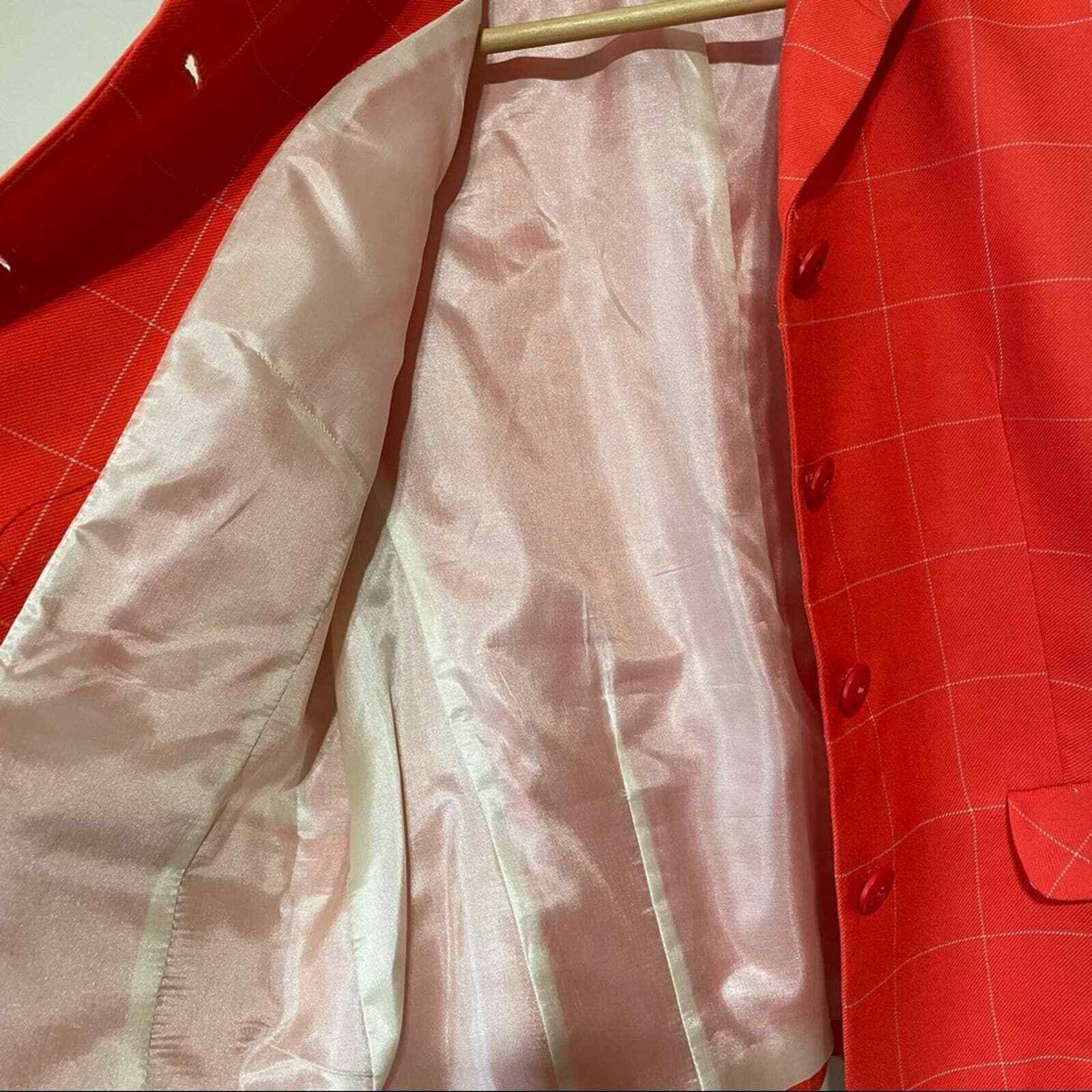 Pendleton Orange/Peach Blazer - image 3