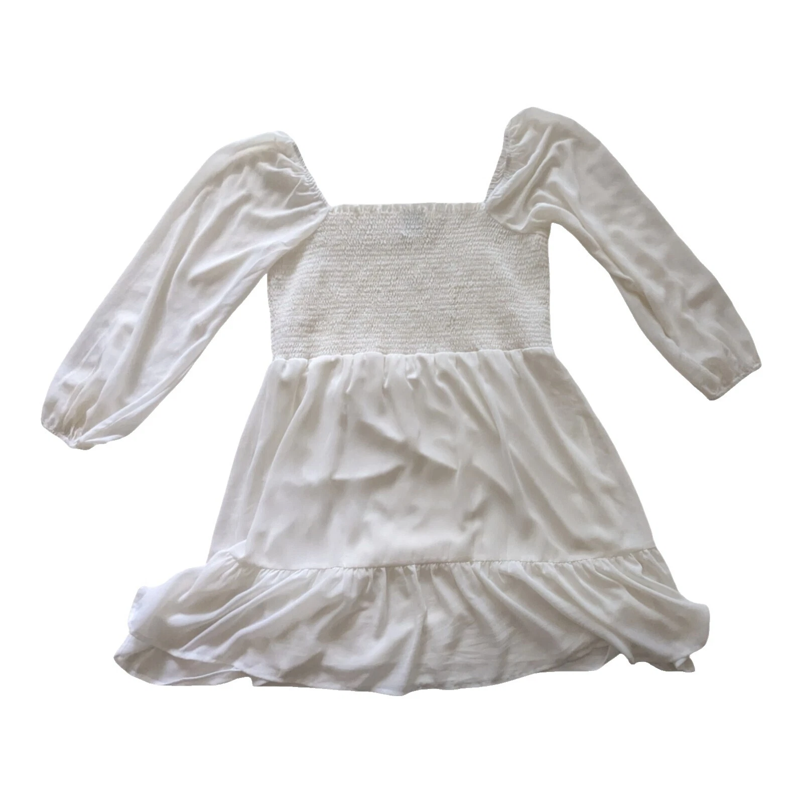 Ruffles Chiffon Long Sleeve Wedding Dresses