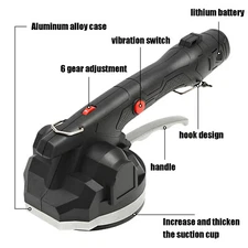 Automatic Tile Vibrator Suction Cup Floor Laying Machine Leveling Tool Hand-Held